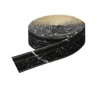 JoyousMall Flexible Molding Trim 10m Self Wall Border for Skirting Board and Baseboard Repair Easy Install Brown 8cm(Black)