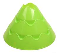 JoyousMall Football Training Cones Large Size 4 Pieces PE Marker Discs for Soccer Drills Agility Course Multi Color Sports Equipment 25x15cm(Green)