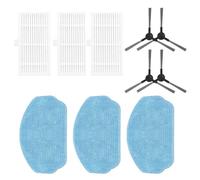 JoyousMall For for conga 999 and X-Treme Robot Vacuum Cleaner Replacement Side Brushes, Mop Cloths & Filters - 3-Pack or 6-Pack Compatible Accessories