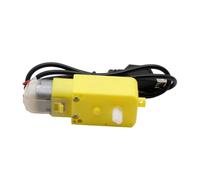 JoyousMall For MakerWorld for Bambu Lab for tt Deceleration Motor LA001, DC 5V 59RPM Geared Motor with Metal Gears for 3D Printer Robotics STEM Projects