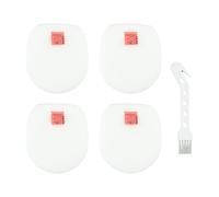 JoyousMall For Shark Rocket Pro Filter Replacement IX140 IX141 IX142 IZ140 IZ362H, 4-Pack Pre-Filter Sponges with Cleaning Brush for Cordless Vacuum