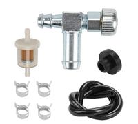 JoyousMall Fuel Tank Bushing and Shut-Off Valve Kit for Coleman ER 5000 Generator, Metal Replacement Parts with Fuel Line, Filter and Clips