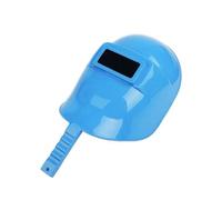JoyousMall Handheld Welding Helmet, Blue Plastic Welding Protective Cover with Anti-Glare Visor for Electric Welding, Gas Welding and Grinding