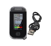 JoyousMall High Accuracy USB-C Rechargeable Breathalyzer, Portable Non-Contact Tester with LCD Display, Compact Digital Breath Analyzer for Personal Use, Gray