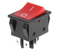 JoyousMall High Current Rocker Switch, 30A 250V DPST Industrial Welding Power Control Switch with Four Pin Double Pole On Off Design for Boiler