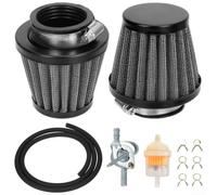 JoyousMall High Performance Air Filter 38mm Mushroom Design Steel Mesh for Motocross Go Kart for mini Pocket Bike Green(Black)