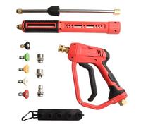 JoyousMall High Pressure Washer Spray Wand 4000 PSI, Stainless Steel Power Washer Lance with 3-in-1 Extension, Quick Connect Nozzle Kit for Garden Roof Cleaning