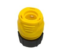 JoyousMall Hose Connector for Karcher 2.645-191.0, 3-Point Garden Tap Adapter, High-Grade Plastic Fitting for 1/2" 3/4" 5/8" Hoses, Black