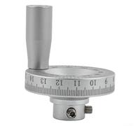 JoyousMall Lathe Hand Wheels, Aluminum Alloy Lathe Slide Scale Hand Wheel Lathe Replacement Parts Power Tool Accessories, Silver (10mm)