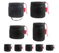 JoyousMall Lightweight Anticollision Mesh Bag for Outdoor Use Storage Pouch for Camping Pots and Tableware and Breathable Design (14 * 16cm)