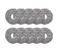 JoyousMall Microfiber Mop Cloths Compatible with for conga 20090 ProAI InfinitySoap &Spa, Replacement Parts for Polaris PVCRAC 7790 for iq Home, Washable Cleaning Pads, 4 Pack