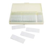 JoyousMall Microscope Slides for Kids, Prepared Biological Microscope Slides Set 30 or 50 pcs Glass Specimen Slides (25mm x 75mm x 1mm), Edge-Ground