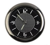 JoyousMall Mini Luminous Clock for Car Dashboard Stylish Analog for Vehicles (blackA)