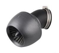 JoyousMall Motorcycle Air Filter Carbon Look 28mm to 48mm Adjustable Diameter High Flow Intake for Racing Mods