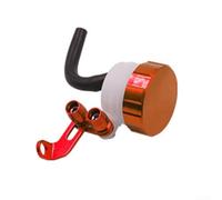 JoyousMall Motorcycle Oil Filter Bracket Aluminium Alloy Brake System Cup Holder for ATV UTV Blue Gold Red Orange Silver Black Fit(Orange)