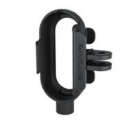 JoyousMall Mount Adapter for Insta360 GO 3, Dual Port Horizontal Vertical Quick Release Housing Case, Foldable Invisible Design Compatible with Sun Visor Neck Mount Tripod Accessories, Black