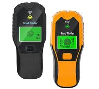 JoyousMall Multi-Function Wall Detector for Metal, Wood & AC Wire Detection, 80mm Deep Scan Stud Finder with LCD Display, Portable Handheld Tool for Drywall Ceiling Floor Renovation, Black/Yellow