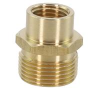 JoyousMall Pressure Washer Adapter 14mm To 22mm, Brass Quick Connect Fitting For Washer, High Pressure Hose Connector 14x1.5 22x1.5