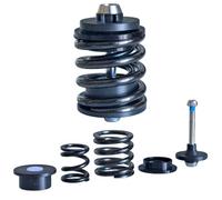 JoyousMall Rear Shock Absorber for Brompton A/C Line Folding Bike, Alloy Spring Steel Suspension with Rubber Pad, Lightweight 158g Vibration Damping, Black