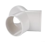 JoyousMall Reliable ABS T Piece Vent Adapter for 100/150mm Hoses Seamless Connection for Dryer Systems (Y type 150mm)