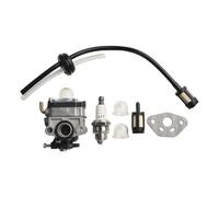 JoyousMall Replacement Carburetor for Tanaka TBC-225, TBC-225C, TBC-230B Trimmers - Part Number 6690512, Includes Fuel Line Kit, Primer Bulb & Washer
