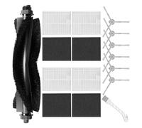 JoyousMall Replacement Side Brushes and Roller Brush Kit for Eufy L50/L60 Robot Vacuum Cleaner - 6 Side Brushes, 4 Main Brushes, Roller Brush, ABS Material
