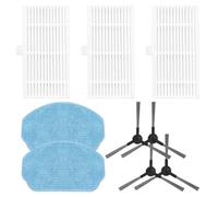 JoyousMall Robot Vacuum Filter Replacement, Side Brush for Robot Vacuum, Mop Cloth for VCR04W 9pcs Accessory Kit for Midea VCR04W