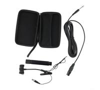JoyousMall Sax Microphone, Portable 3 Pin 4 Pin Wired Sax Microph Omnidirectional Clip-on Microphone for Music Instrument and Live Performances(B)