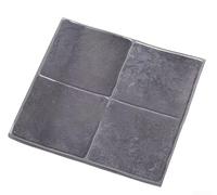 JoyousMall Self 3D Wall Tiles Waterproof Peel Backsplash for Kitchen Bathroom Green Blue Grey Orange Pink 10 Sheets 25.4cm(Gray)