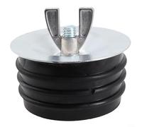 JoyousMall Sewer Cleanout Cap, Expansion Pipe Stopper Practical Drain Access Cover for Plumbing System Underground Drainage 4 inch 110mm(3in)