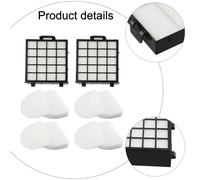 JoyousMall Shark AZ4002 Replacement Filter for Shark Detect Pro Max Upright Vacuum Main Brush Filter Kit with Foam & Felt, 2pcs + 4pcs