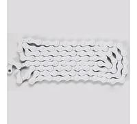 JoyousMall Single Speed Chain 1/2" x 1/8" 96 Links, Anti-Rust High Strength Steel Bike Chain for Fixed Gear Track Freestyle, Red