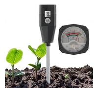 JoyousMall Soil pH Meter, Portable Moisture Sensor with Metal Electrode for Garden Farm Lawn Indoor Outdoor Plants, Accurate 1-8 PH Range Tester (Black)