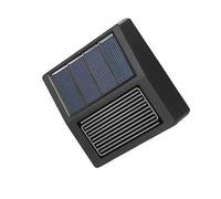 JoyousMall Solar Rain Sensor for Tuya for smart Home, IP65 Weatherproof Real-Time Rainfall Detector with 1200mAh Battery, Auto Closure Alert, Black