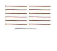 JoyousMall Solid Copper Nails for Killing Trees & Stump Removal, 4-Inch Heavy Duty Spikes with Storage Box, Includes Steel Drill Bit, 13-Pack