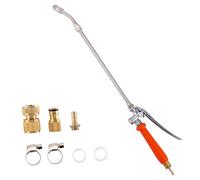 JoyousMall Stainless Steel Pressure Washer Wand, Adjustable Spray Nozzle with Lockable Handle for Car Wash, Roof Cleaning and Garden Watering