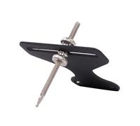 JoyousMall T-Shape Recurve Bow Sight 1-Pin Stainless Steel, Quick Detachable Calibrated Scope for Longbow Takedown Hunting Practice Target, Black