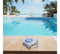 JoyousMall TH-195 Mechanical Timer AC 110-240V Daily Cycle Delay Switch for Water Control, Intelligent Auto On/Off Controller, White