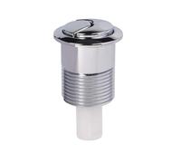 JoyousMall Toilet Flush Button, ABS Chrome Leakproof Dual Flush Toilet Push Button Replacement for Siamp for Skipper 45 34455009 Toilet Cistern Button Part Water-saving & Wear-resistant
