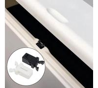 JoyousMall Trash Can Replacement Latch Clips Self Locking Plastic Design for Secure Closure (White-10pcs)