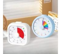 JoyousMall Visual Timer for with Alarm Clock Function, Portable Management Tool for Homework & Bedtime Routines, for battery Operated (Batteries Not Included)