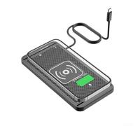 JoyousMall Wireless Car Charger Mat Cuttable 1M Fast Charging Pad for iPhone for samsung Adjustable Size Black(Type-c)
