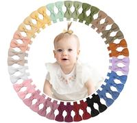JOYOYO 40 Pcs Baby Hair Clips 2 Inch Trend Colors, Full Lined Safe Clips