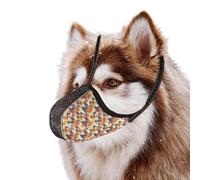 JOYPAWS Dog Muzzle for Extra Large Size Dogs to Prevent Biting Chewing Barking Soft Air Mesh Muzzles Reflective Ajustable Dog Mouth Guard Cover for Grooming Scavenging Orange XXL