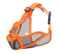 JOYPAWS Short Snout Dog Muzzle for French Bulldog, Pug, English Bulldog - Open Eye Design for Better Vision & Comfort, Soft Mesh Adjustable Anti Biting Eating, Full Pant Allows Drinking & Feeding