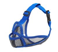 JOYPAWS Short Snout Dog Muzzle for French Bulldog, Pug, English Bulldog - Open Eye Design for Better Vision & Comfort, Soft Mesh Adjustable Anti Biting Eating, Full Pant Allows Drinking & Feeding