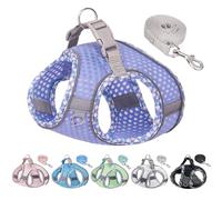 JOYPAWS Summer Pet Supply No Pull, Step in Adjustable Dog Harness with Padded Vest for Hot Weather, Escape Proof Ultra Thin Soft Easy to Put on Small Dogs Lavender S