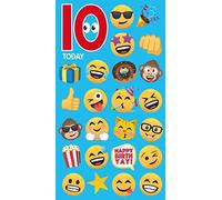 JoyPixels Emoji Age 10 Birthday Card - 10th Birthday Cards