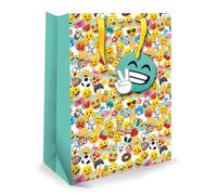 JoyPixels Everyday Gift Bag - Official Emoji-Themed Gift Bag with Colourful Design - Perfect for Birthdays, Parties & All Occasions