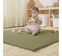 Joypony Play Mat, Waterproof Baby Play Mat, Easy to Clean Foam Mats for Floor, 120 * 120 cm Thicken Vegan Leather Playpen Mat for Infants,Kids and Toddlers